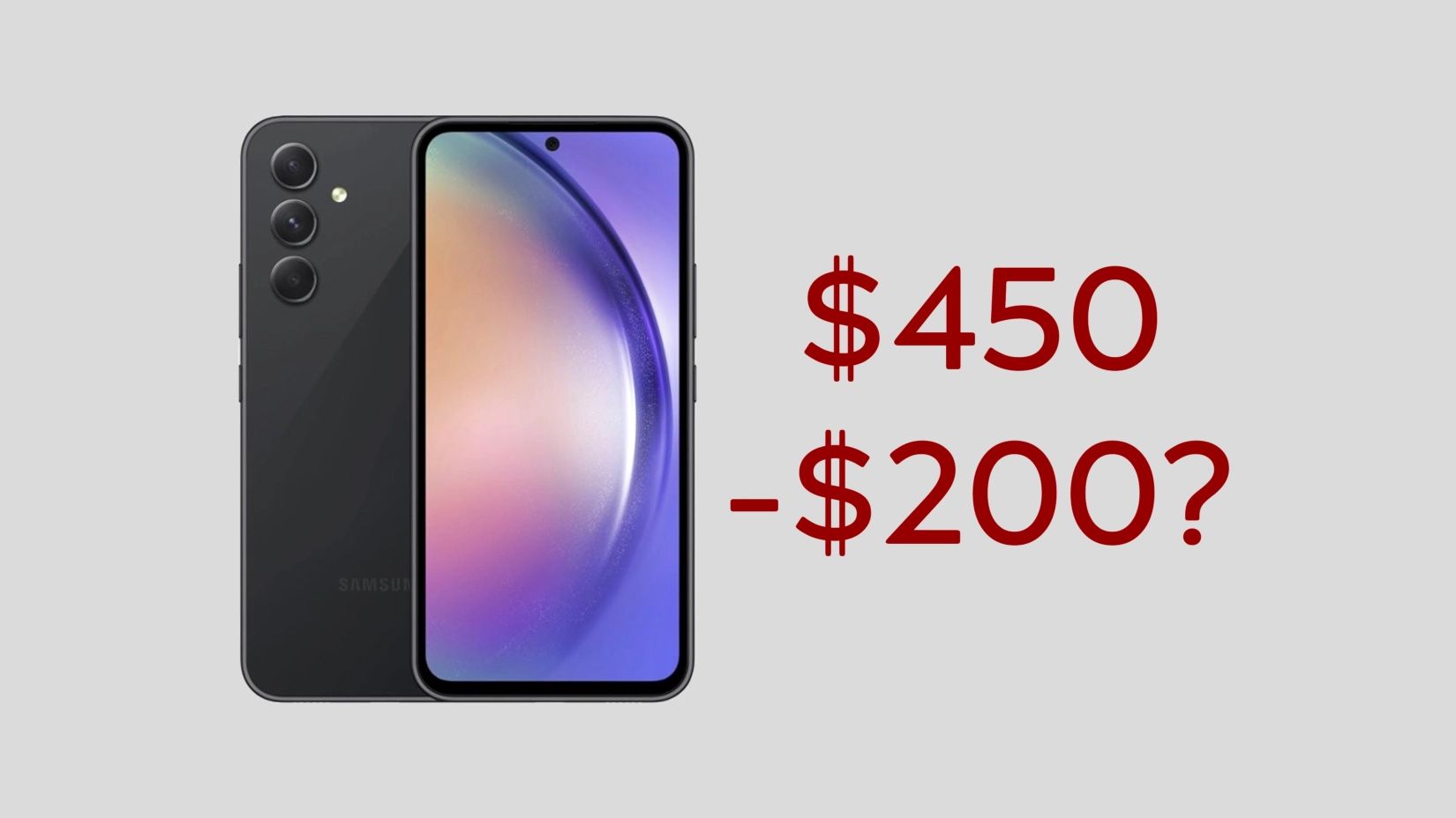 Samsung Galaxy A54 deal thumbnail